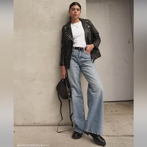 Madewell High Rise Super Wide Leg Jean